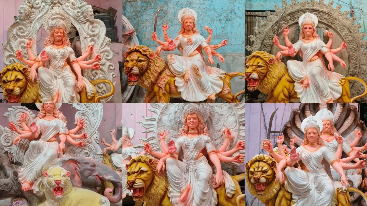 Sundar Kalakar Durga Mata 2025 Beautiful Durga Mata Idols at Sundar Kalakar Making in Dhoolpet 2025 