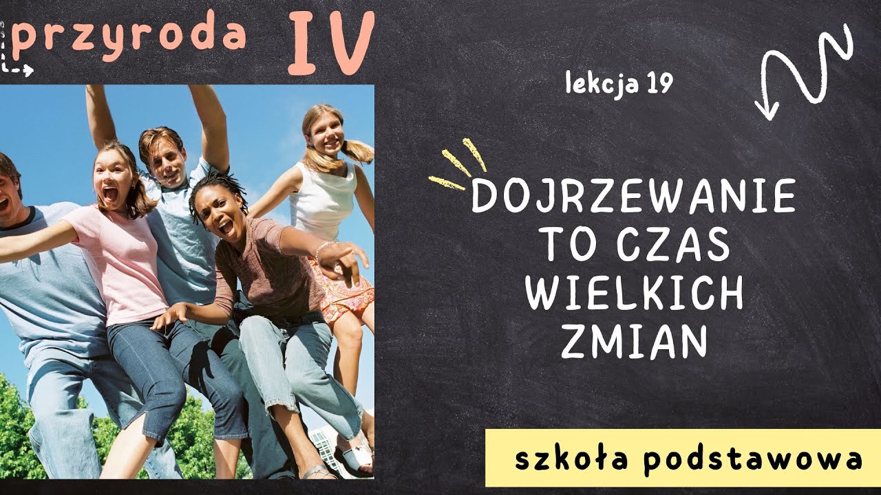 Przyroda klasa 4 [Lekcja 19 - Dojrzewanie to czas wielkich zmian]