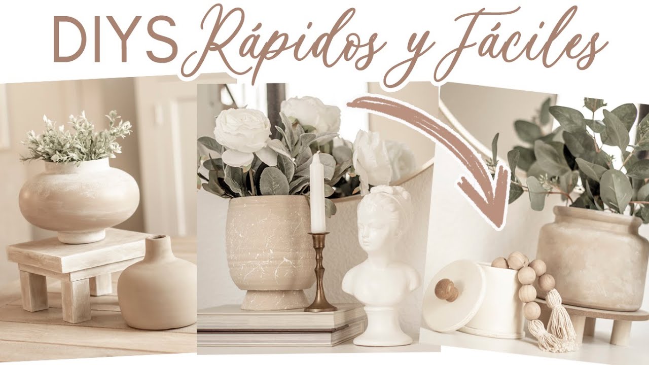 💡COMO CREAR UN BANQUITO VINTAGE + DIYS FÁCILES PARA DECORAR TU HOGAR 💡/ IDEAS DECORACIÓN ELEGANTE.