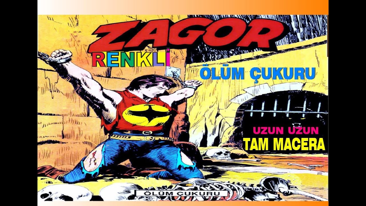 ZAGOR ( ÖLÜM ÇUKURU ) RENKLİ SÜPER UZUN TAM MACERA