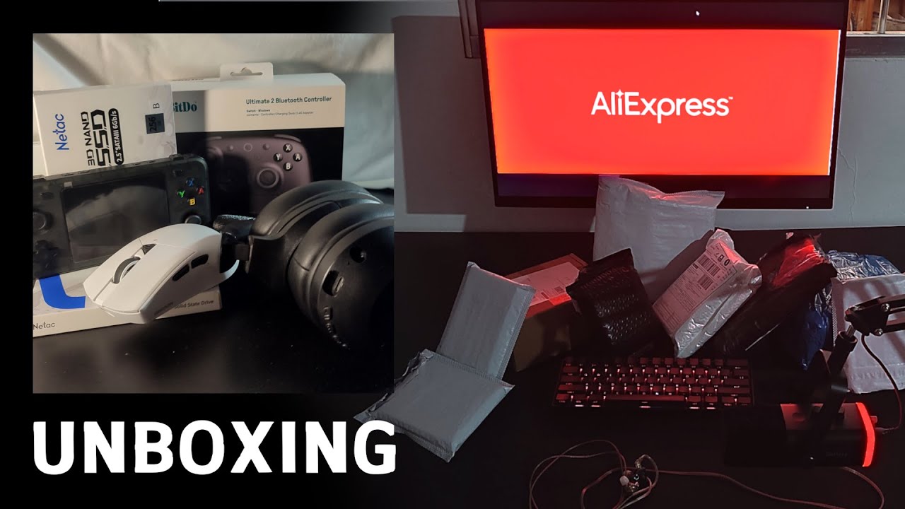 Unboxing Gamer GIGANTE do Aliexpress