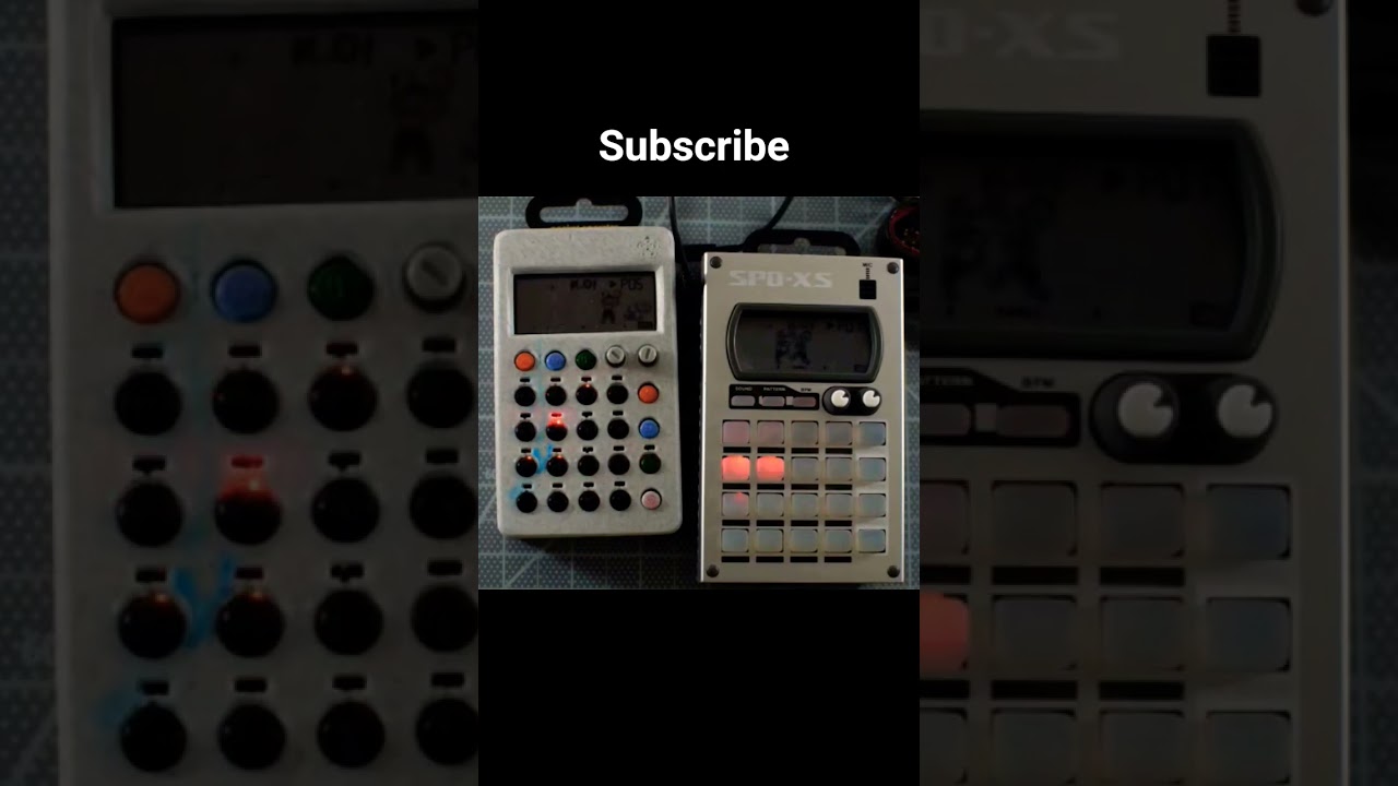 Chill Lofi Beat on Two Teenage Engineering's Pocket Operator PO-33 K.O. 