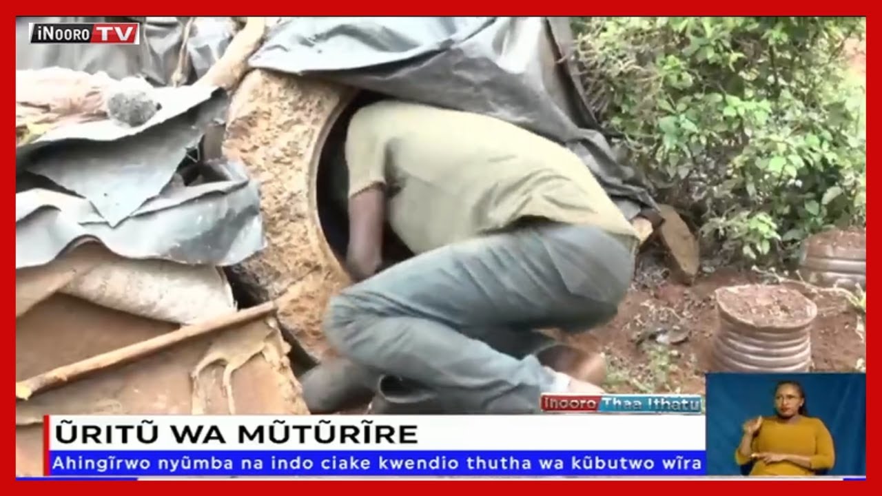 Simon Nderitu aikaraga karabati-inĩ thutha wa kũhingĩrwo nyũmba abutwo wĩra, Gitaru