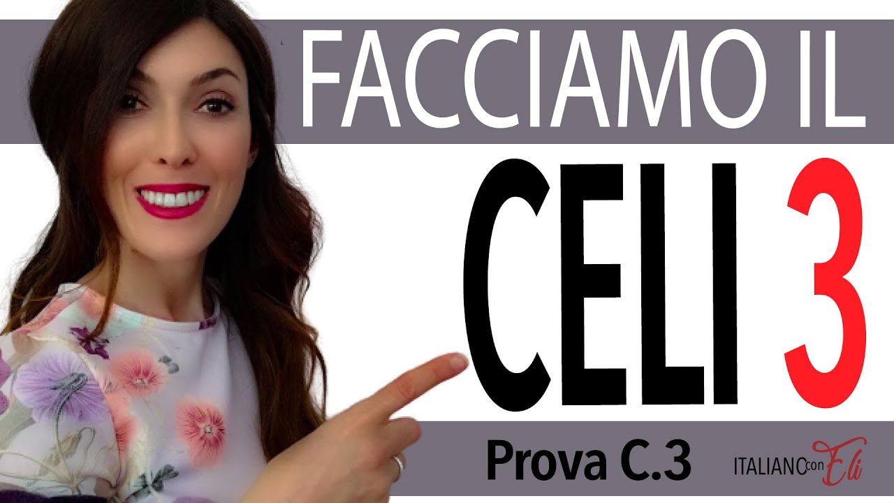 Italiano B2 Grammatica (CELI) - B2 Italian TEST - Examen B2 Italiano