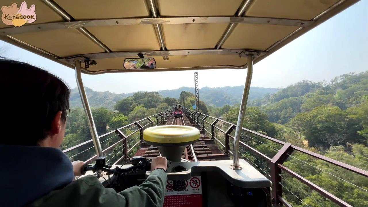 [親子旅遊] 2024 .03 苗栗小旅行 EP01/開在天空中的小火車/舊山線鐵道自行車 C路線/龍騰斷橋/名品牛奶草莓園/溫馨的花間集草莓餐廳