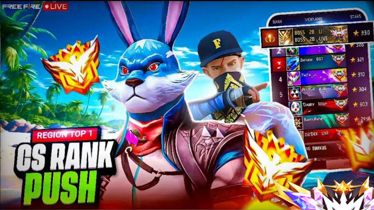 NEW SEASON CSR 😎 PUSH TO TOP 1 GRANDMASTER 😎👽#classyff #nonstopgaming #freefirelive #rai⭐#alexalive