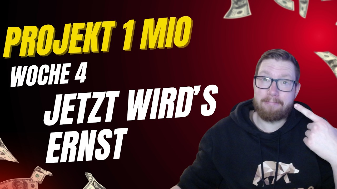 Projekt 1 Mio - Woche 4: Vom Aufbau zur Realität