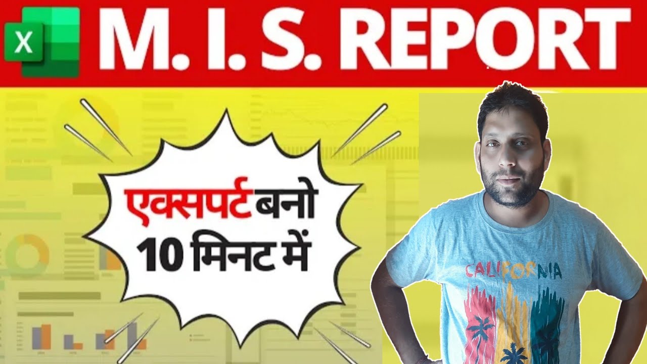 Mis Report || How To create Mis Report in Excel