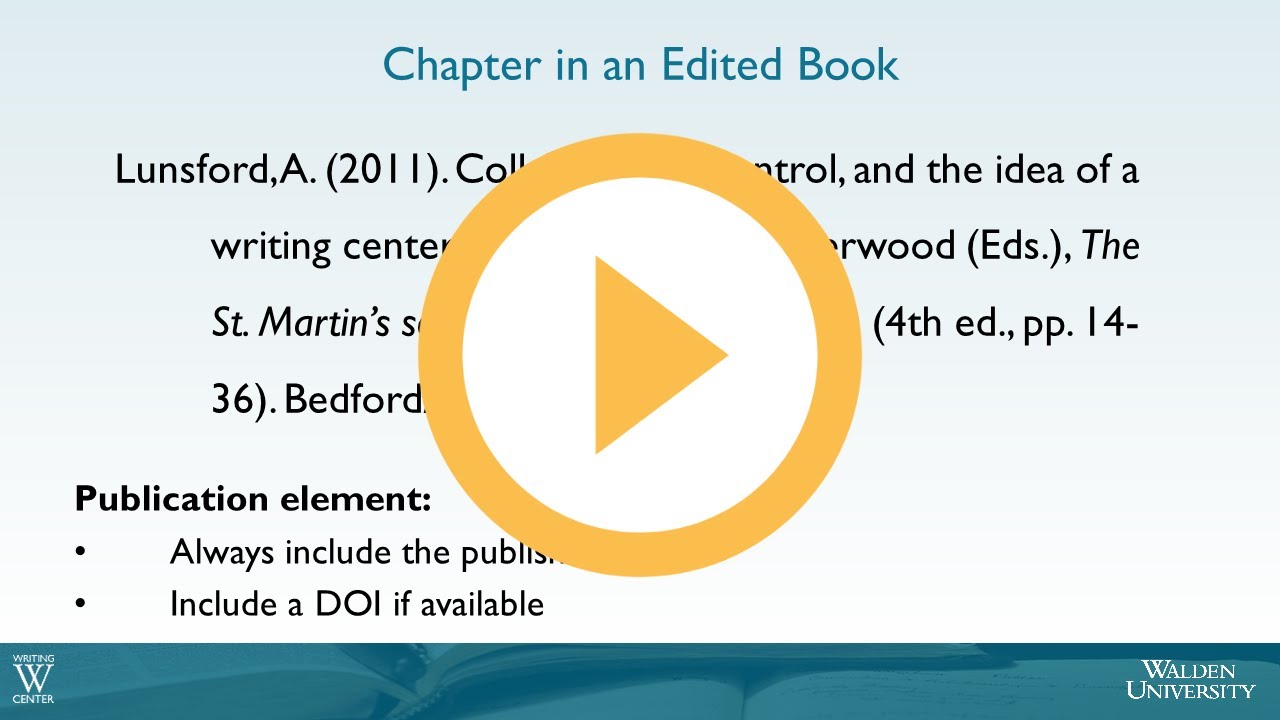 Chapter in an Edited Book*