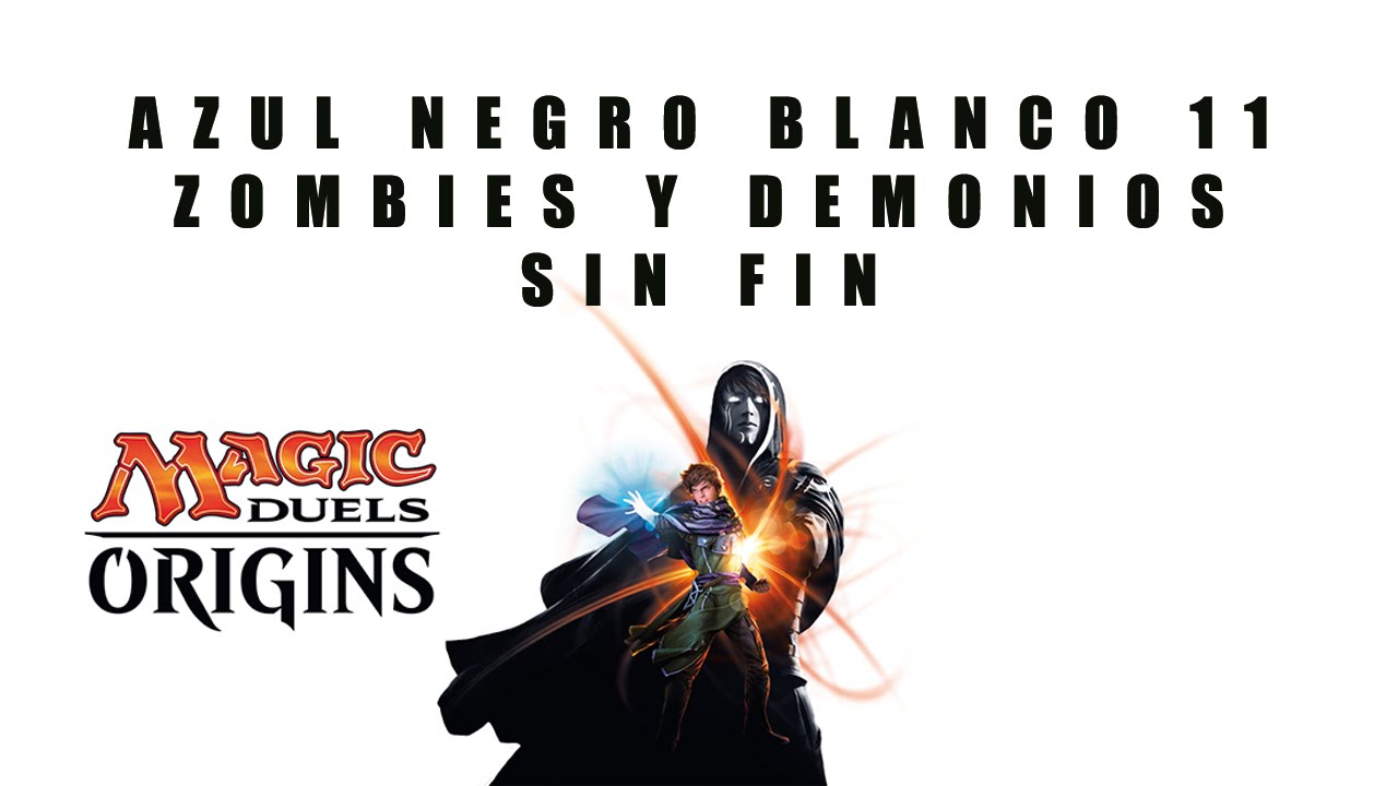 magic duels partida 11 azul negro blanco
