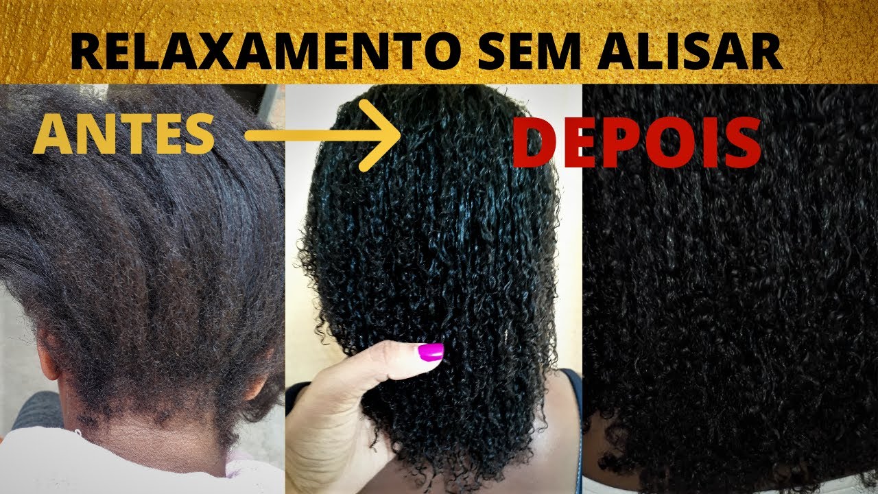 COMO RELAXAR O CABELO CRESPO SEM ALISAR - Tipo 4 #012