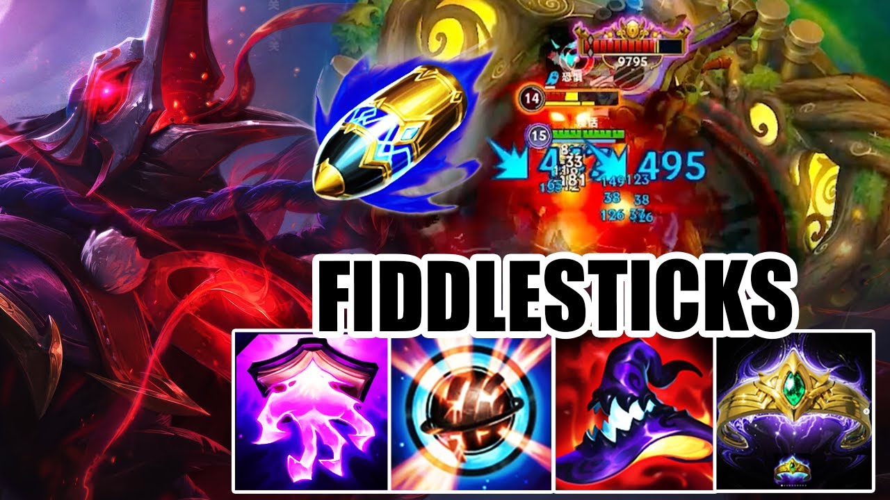 WILD RIFT FIDDLESTICKS JUNGLE GAMEPLAY | 15KILLs MVP - RUNES : First Strike