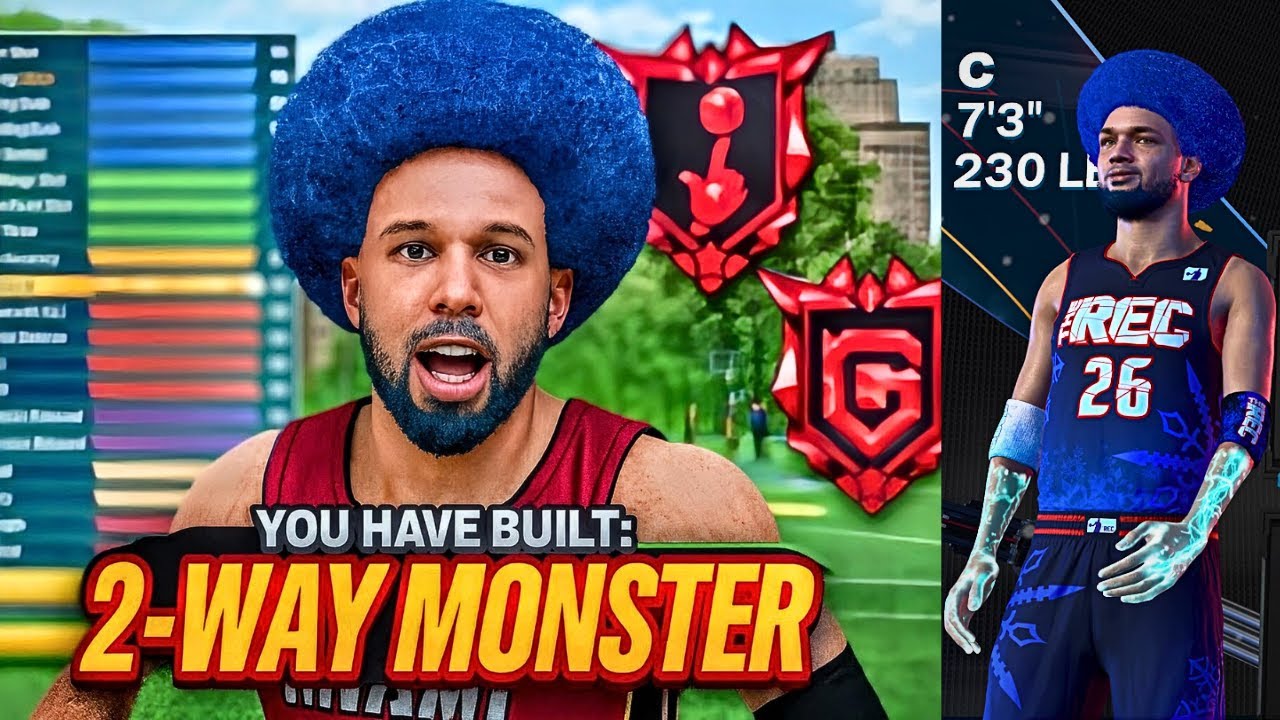 ИДЕАЛЬНЫЙ БИЛД ДЛЯ ИГРОКА В СТИЛЕ "ПОСТ" РОСТОМ 7'3 В NBA 2K26!