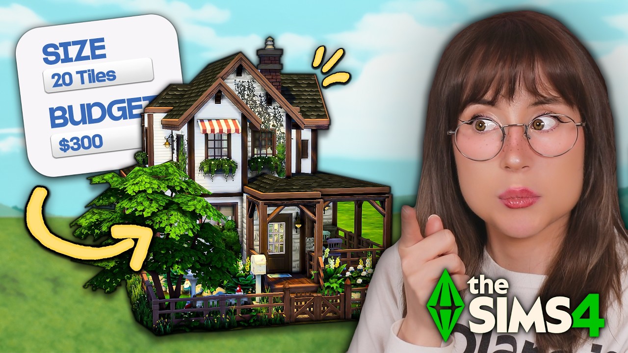 Building a house but Each Room is a Different SIZE & BUDGET | The Sims 4