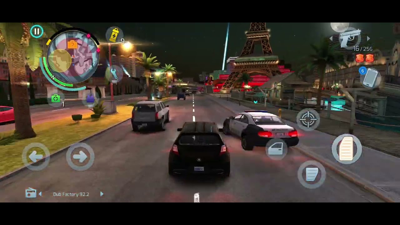 Driving chasing shooting games