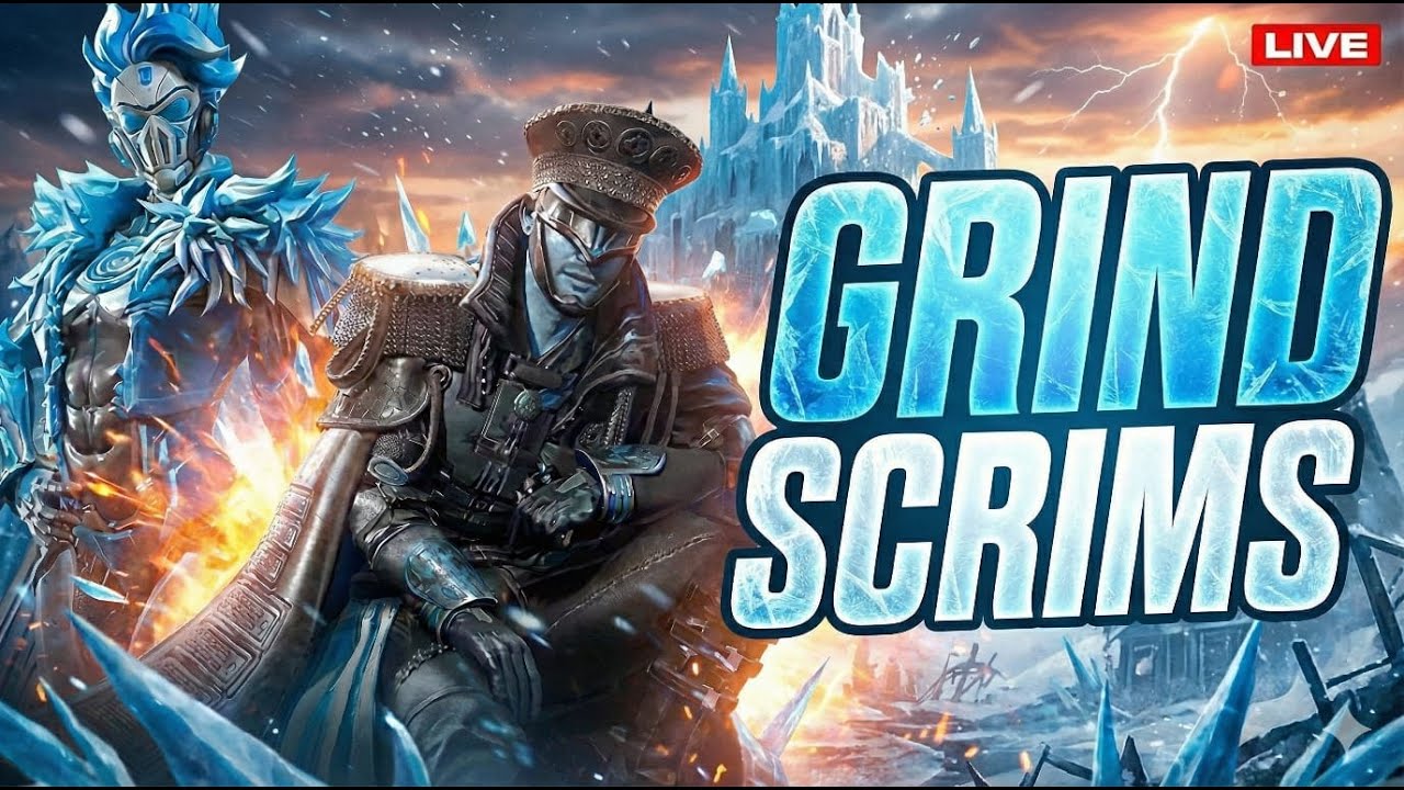 BGIS GRIND SCRIMS| BATTLEGROUND MOBILE INDIA LIVE