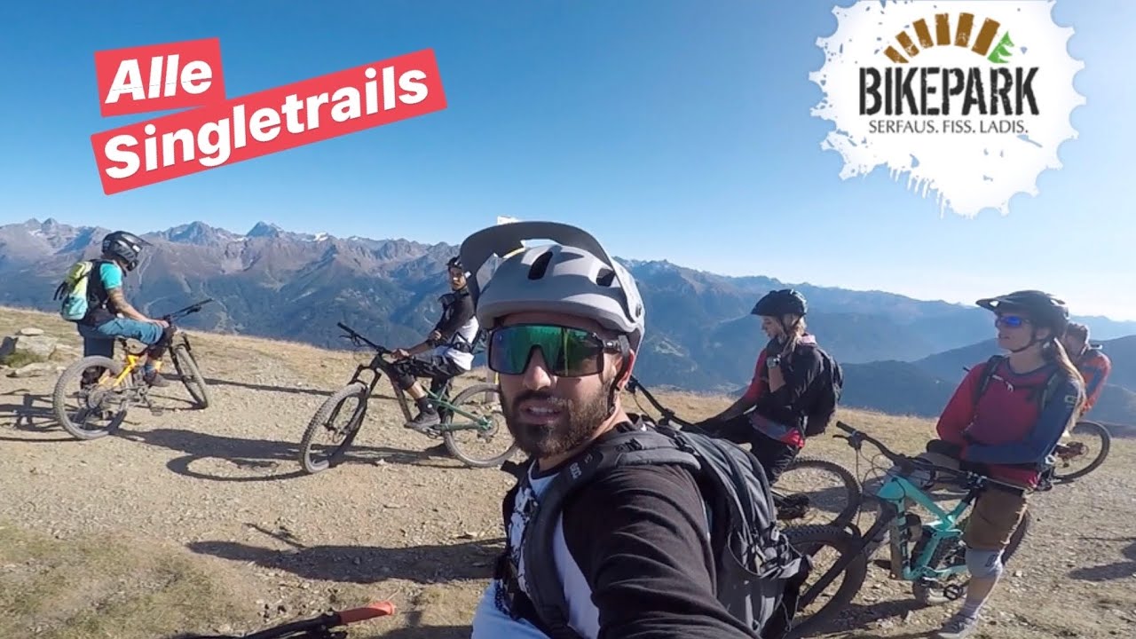 MTB Vlog 🚲 ONBOARD ✓ Alle Singletrails in Serfaus Fiss Ladis Bikepark