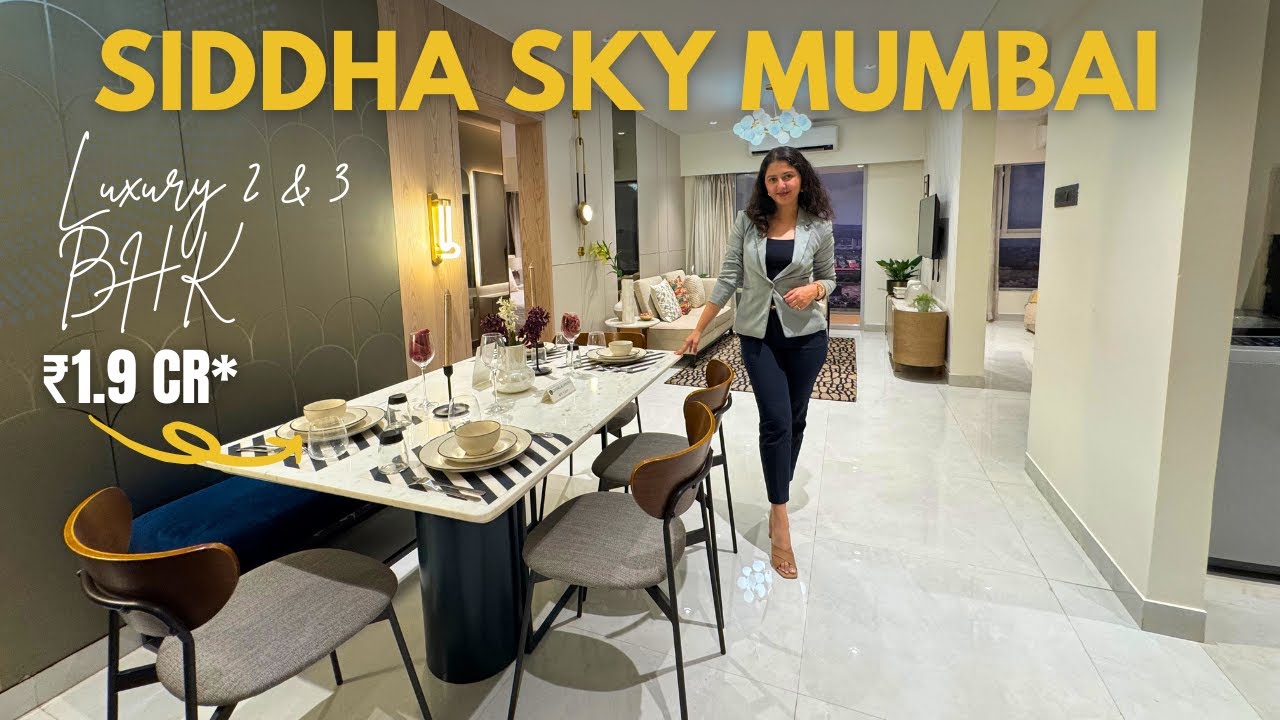 Роскошные апартаменты Siddha Sky Wadala с 2 и 3 спальнями в Мумбаи | Готовы к заселению | Обзор и...