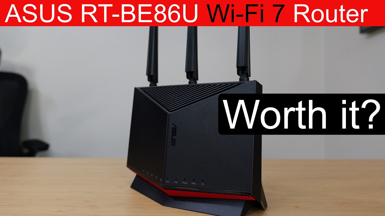ASUS RT-BE86U WiFi 7 Router Review & Speed Tests (100ft Range Test!)