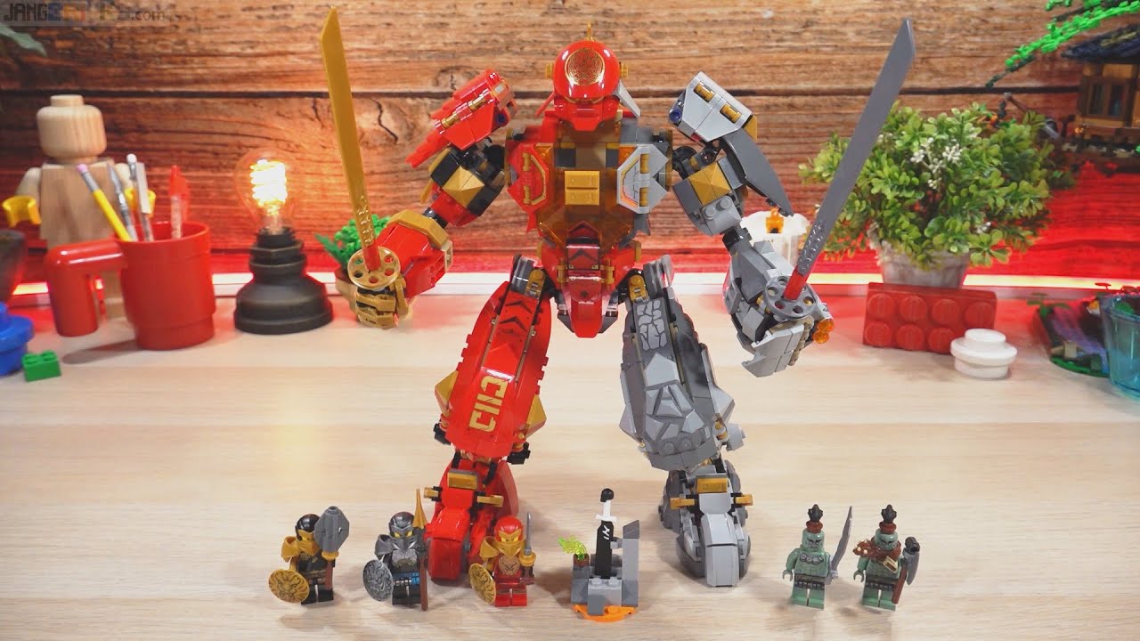 Build ⏩ LEGO Ninjago Fire Stone Mech 71720
