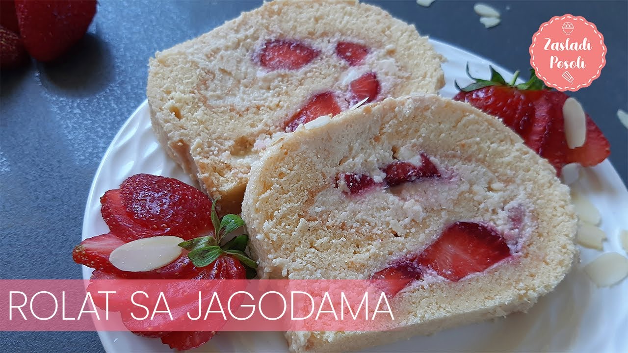 Osvežavajući Rolat sa Jagodama koji Morate Probati!