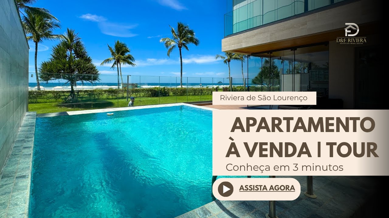 Apartamento Pé na Areia à Venda em Riviera de São Lourenço | Módulo 07