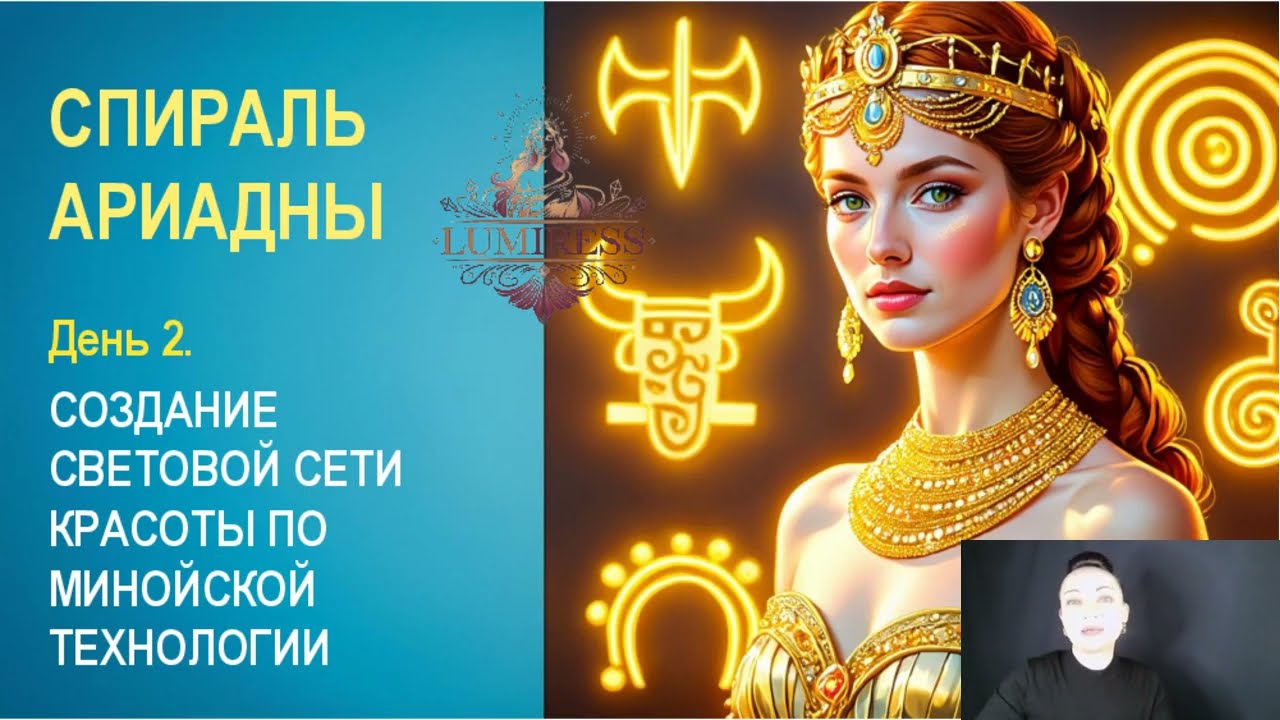 Омоложение Светом. Спираль Ариадны. Световая Карта Молодости по Минойской технологии. Часть 2.