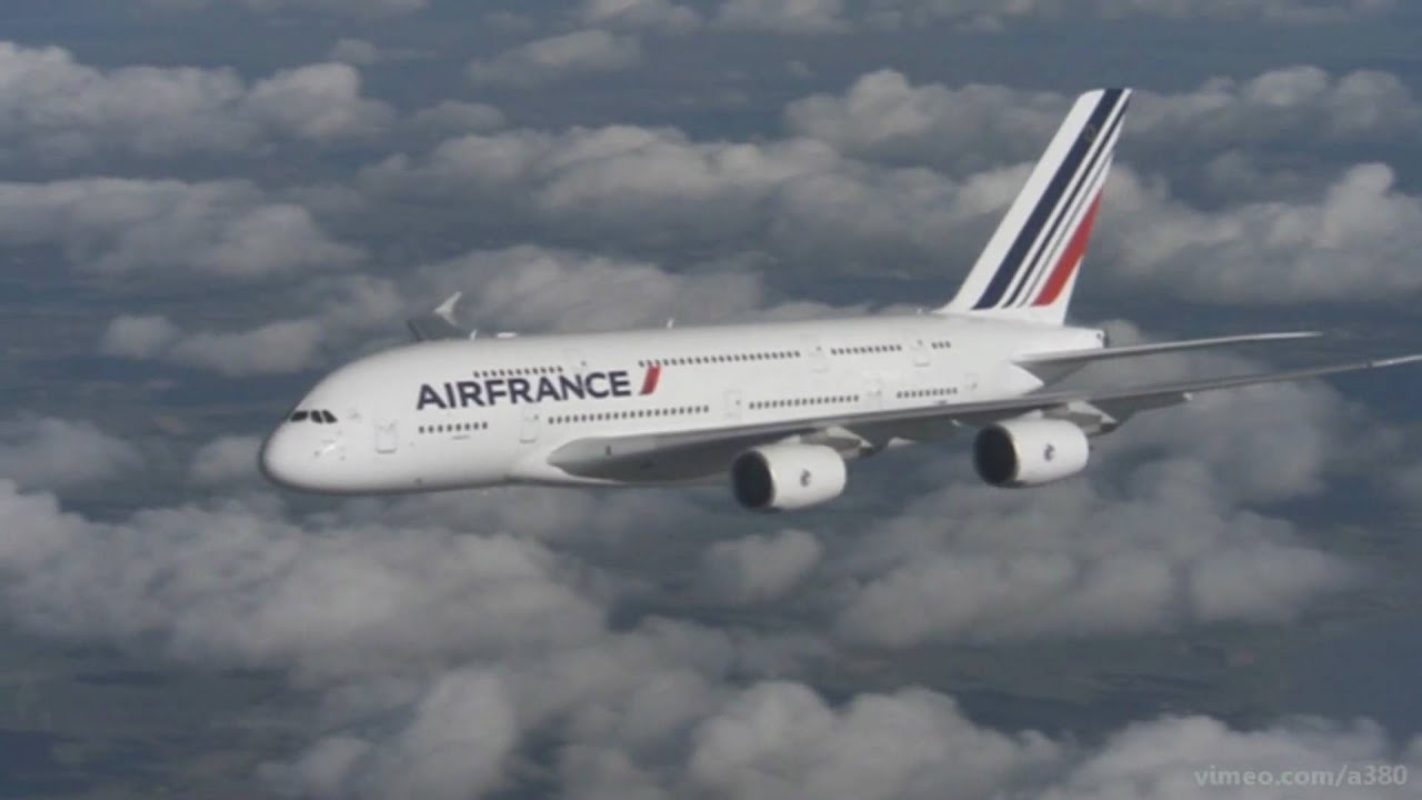 Air France A380 HD In-Flight Air-to-Air