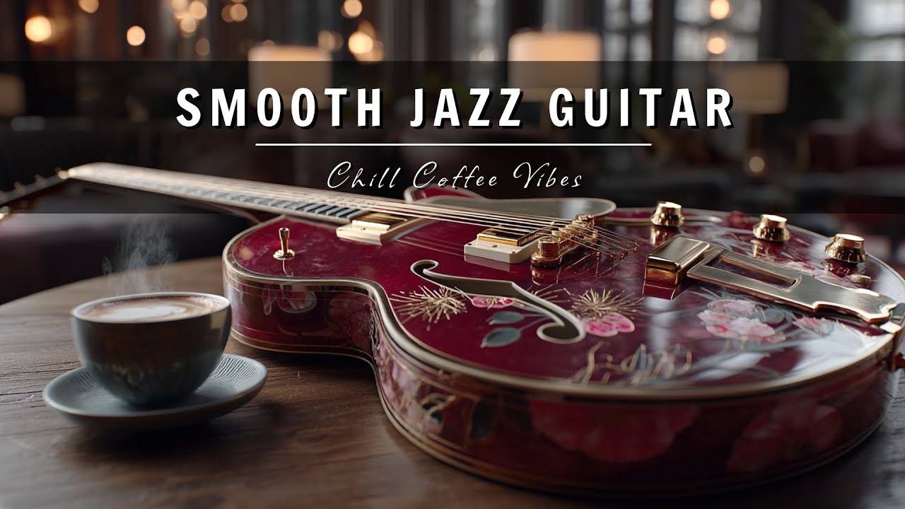 Smooth Jazz Guitar Music - Cool Cafe Vibes • Relaxing Guitar Music for Cafe, Study & Work