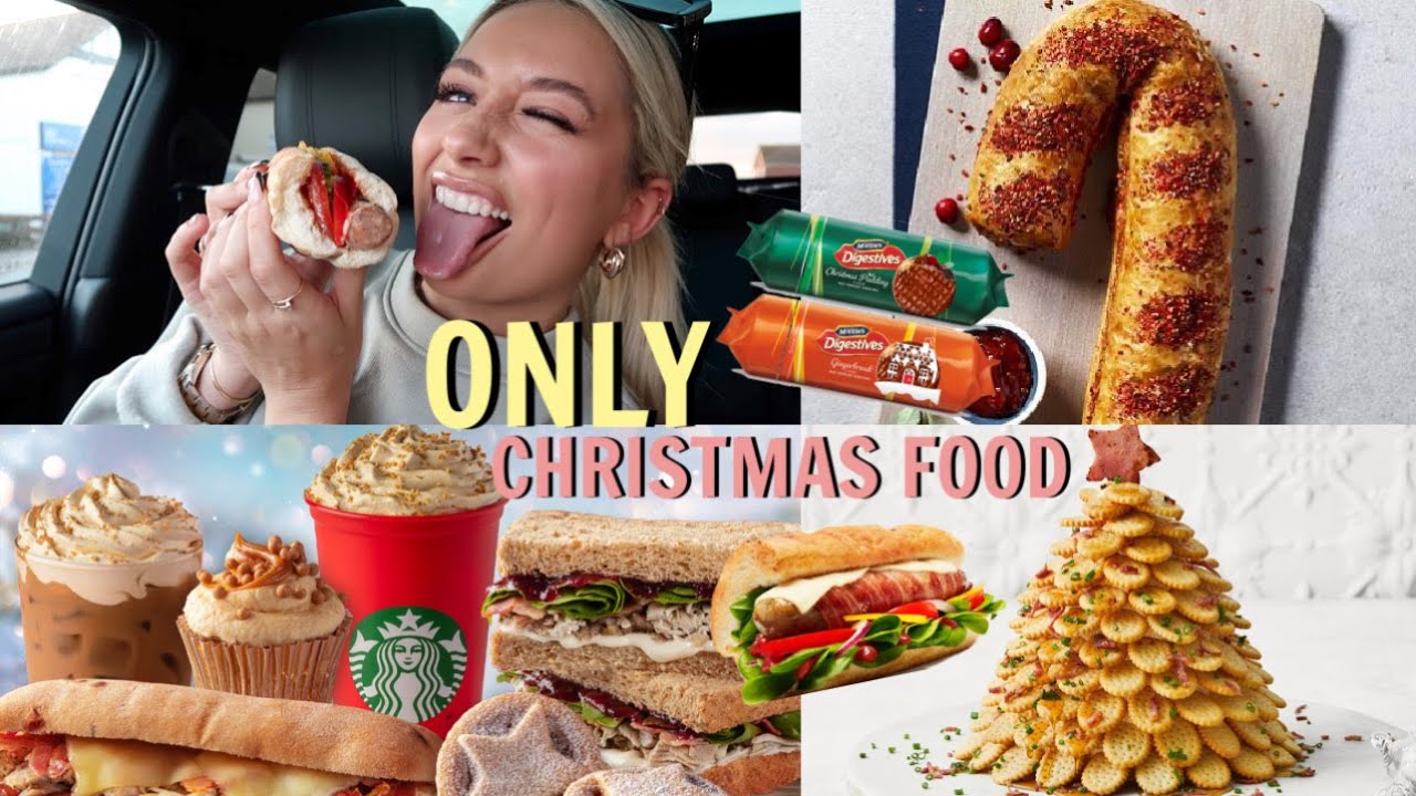 I ONLY ate Christmas foods for 24hours!! | Saffron Barker