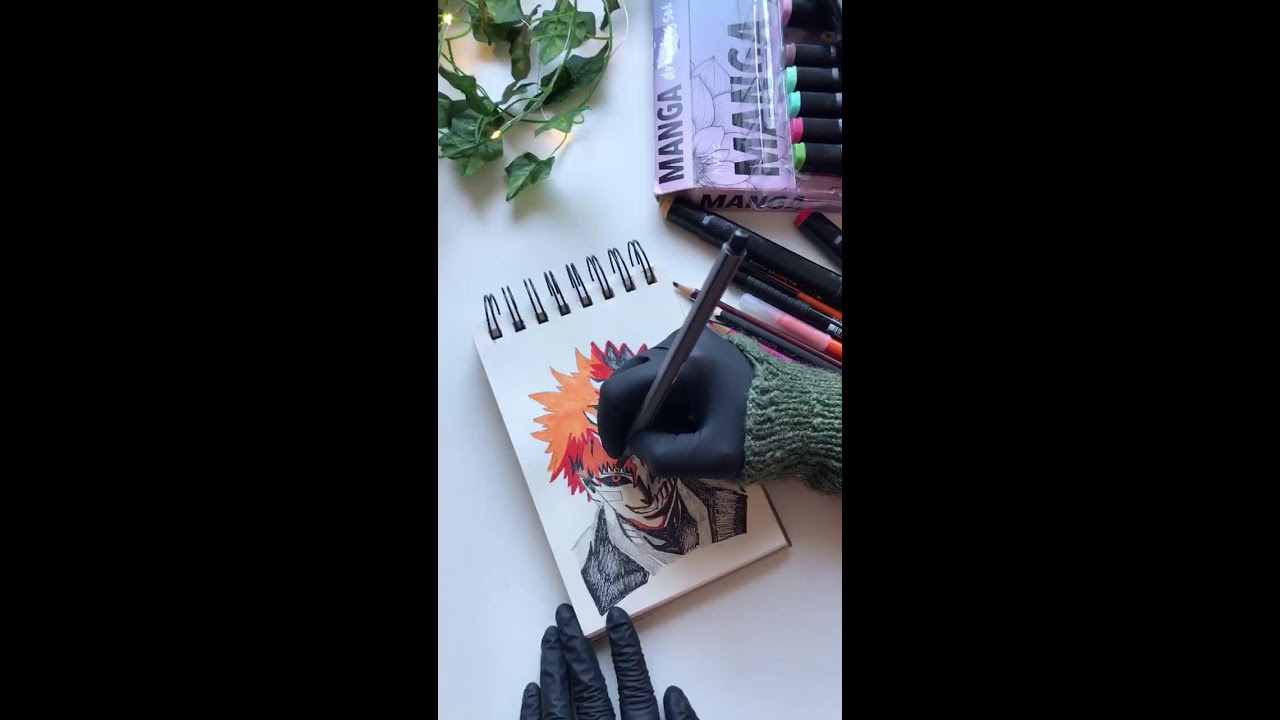 Ichigo Kurosaki Drawing – Bleach Anime Art Tutorial | Step-by-Step| How to Draw Ichigo Kurosaki
