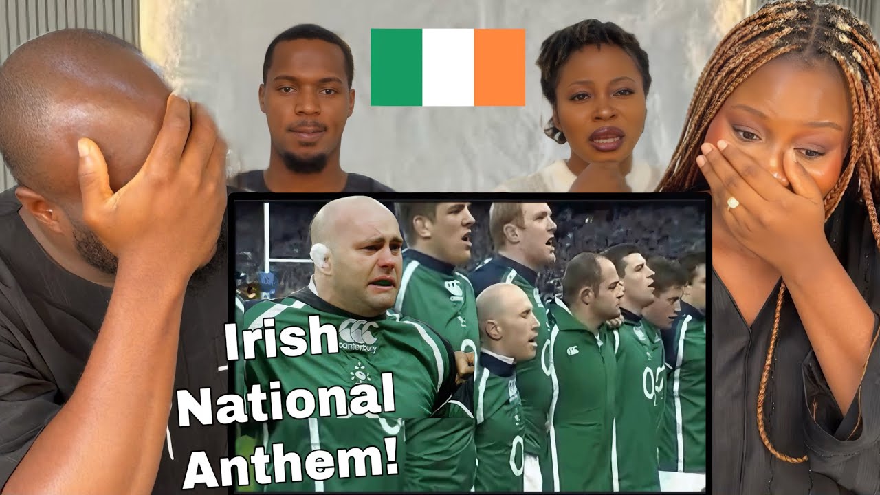 Foreigners Reacts To IRELAND National Anthems from Ireland vs England at Croke Park 2007