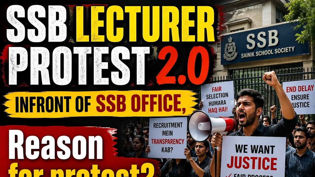 SSB LECTURER PROTEST//INFRONT OF SSB OFFICE//PROTEST 2.0//WHY TWO YEARS LATE?