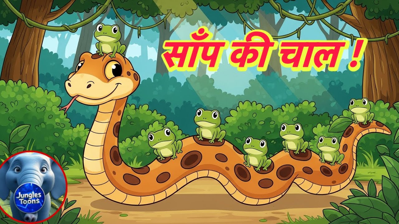 सॉंप की चाल | SAANP KI CHAAL | HINDI KAHANIYA | CARTOON STORY | HINDI STORIES 