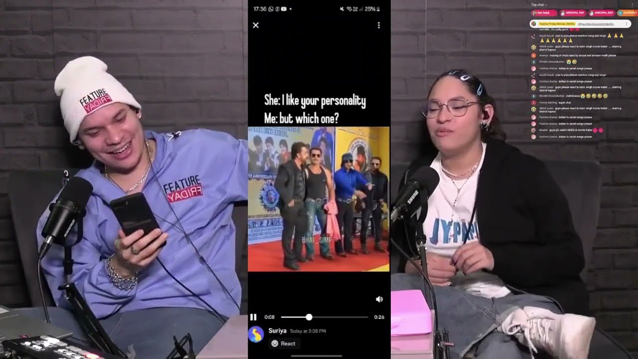 Bollywood Actors are UNHINGED!😭 Waleska & Efra react to Discord Indian memes