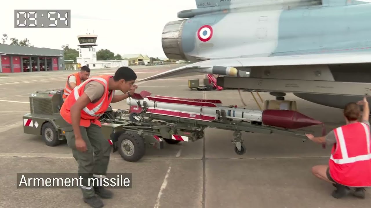 On a suivi les mécaniciens armement de la 2e escadre de chasse.
