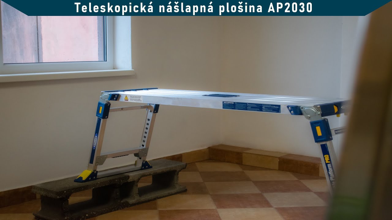 StavUR - Teleskopická plošina AP2030 Werner - představení