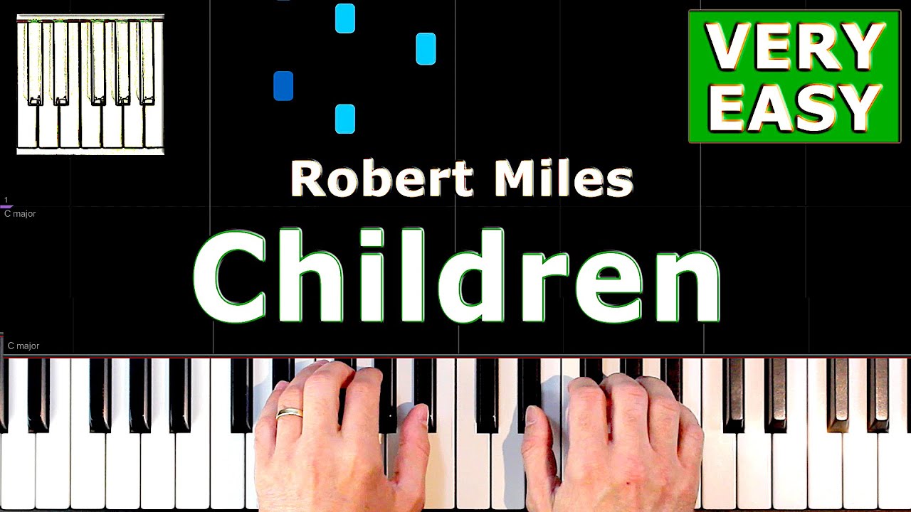 Robert Miles - Children - Piano Tutorial VERY EASY