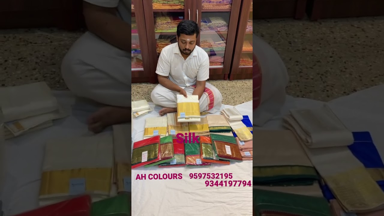 Silk Dothi ₹350 | Silk Dothi low price | Silk Dothi Fancy collection Salem | Coimbatore | Manufactur