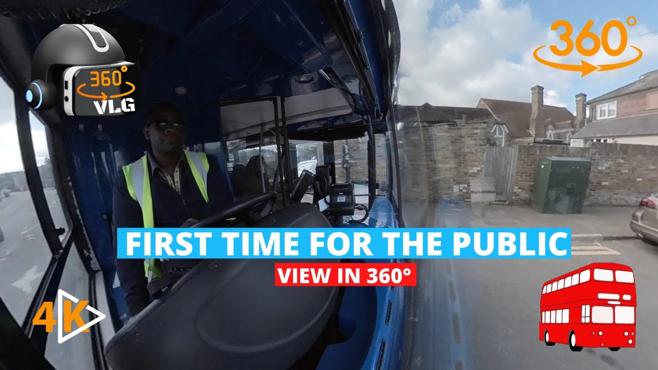360° BUS DRIVERS CABINET VIEW ON A DOUBLE DECKER | POV CRUISING WITH THE BUS IN WINDSOR🏰 🐎🐴