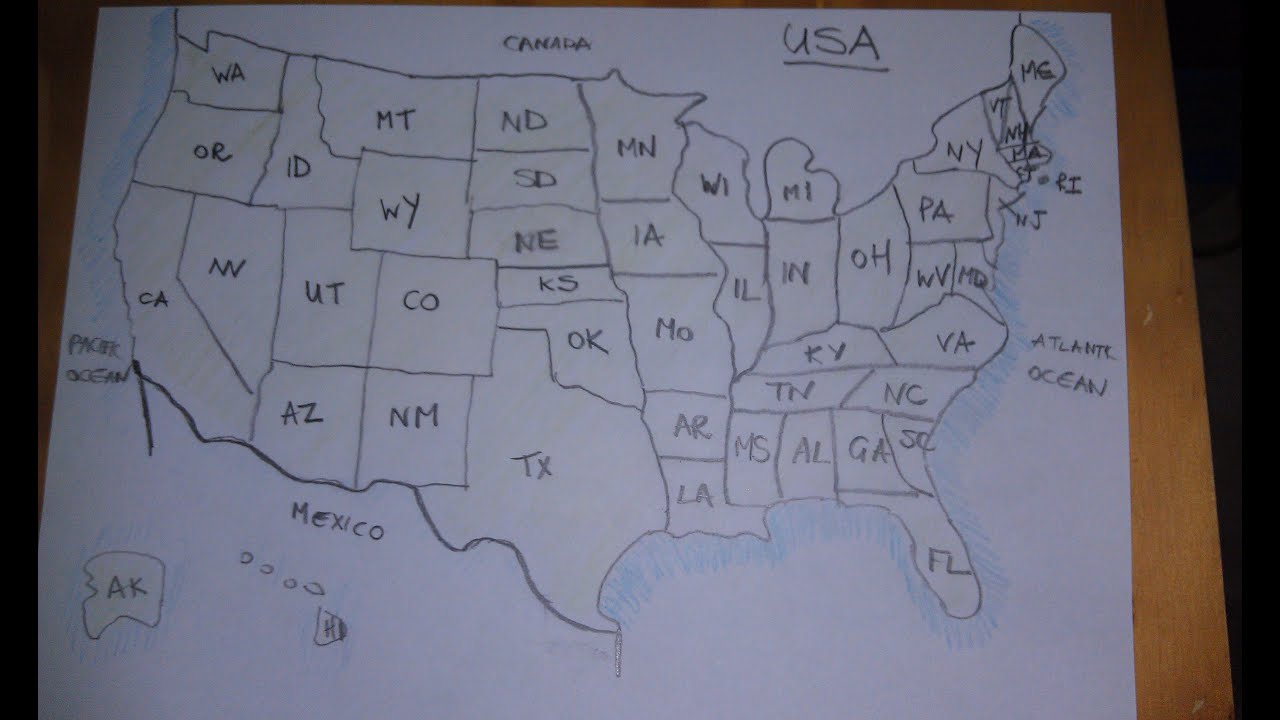 ASMR - Map of USA - Australian Accent - Describing in a Quiet Whisper (No Chewing Gum)