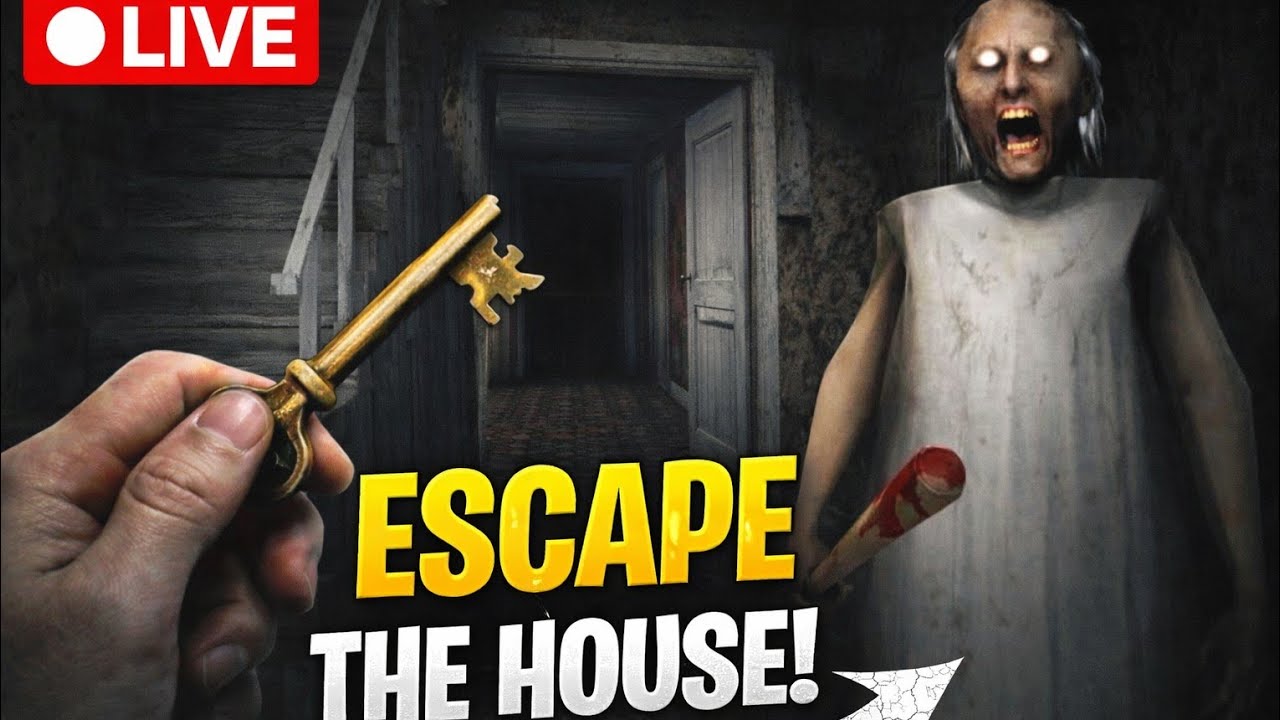 Granny Live! Intense 🔥Escape Room Gameplay || Granny Jumpscares! ||granny legacy #granny #live