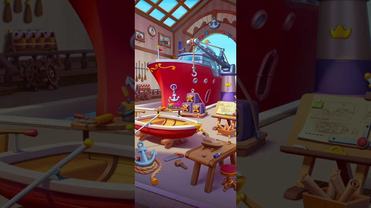 Royal Match - Area 86 - Shipyard - COMPLETE ⚓🌊🚢