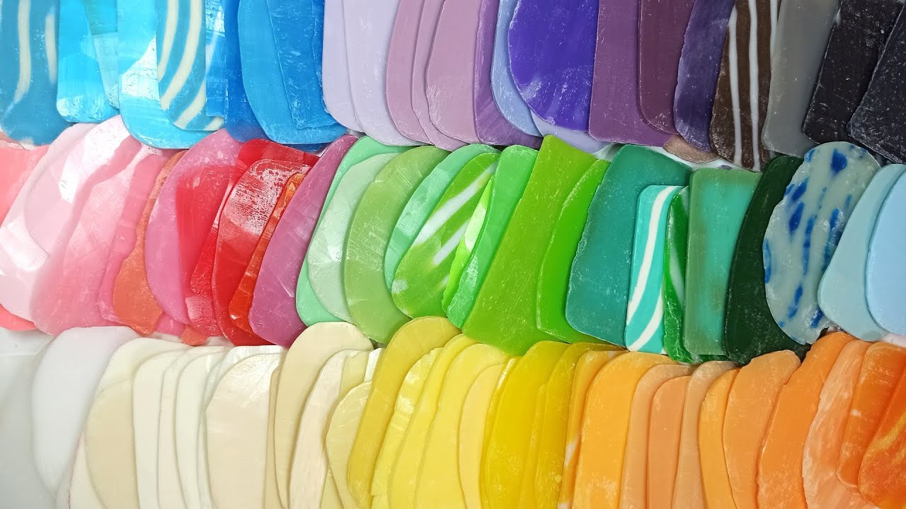 ASMR Soap. Breaking soap plates. Soap crushing ❤️ Relaxing video
