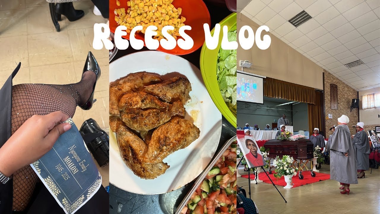 RECESS VLOG: FAMILY TIME | GROCERY HAUL | ERRANDS | FUNERAL
