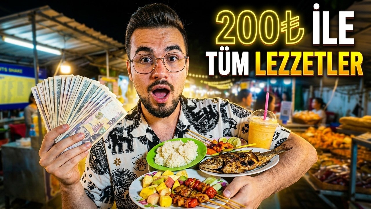 TÜM YEMEKLER 200₺ TUTTU! | LAOS'DA BAKIN NELER ALDIM! 🇱🇦 [4K]