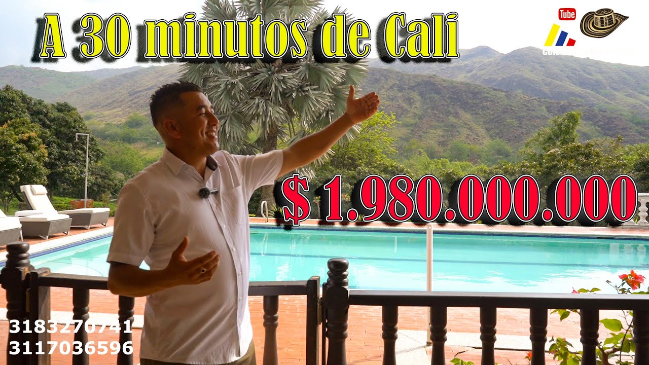 Finca productiva en el Valle del Cauca con 23 mil metros cuadrados muy rentable. 3117036596