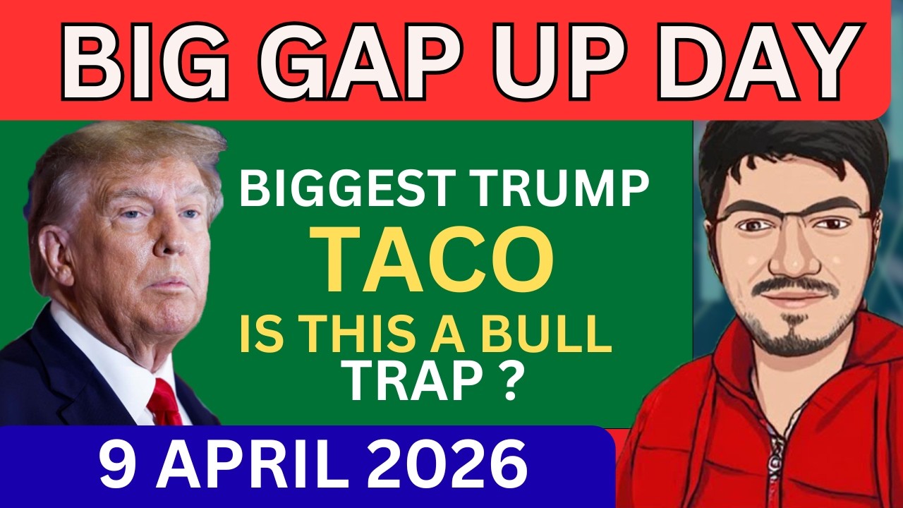 Nifty & Bank nifty prediction for tomorrow for Thursday | Trump TACO Trade and BIG GAP UP | Ab Kya ?