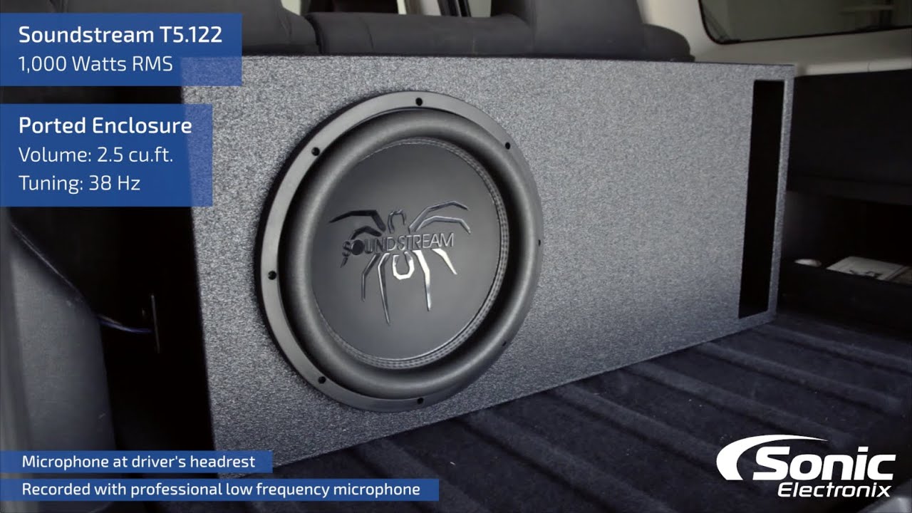 SoundStream T5.122 Car Subwoofer | Bass Demo