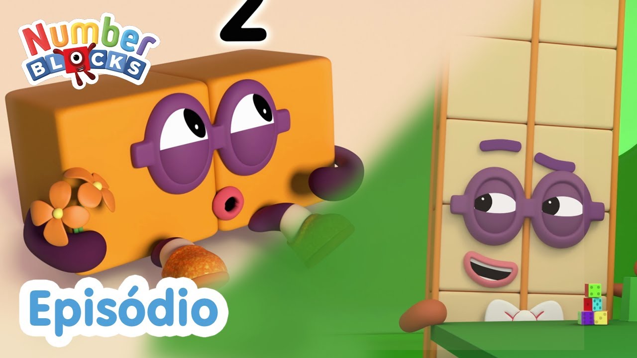 @Numberblocks em Português Brasil| Desenhos Animados | Os Vários Amigos do Vinte - Doislândia